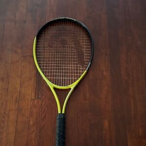 Head Tennis Racket - Black and Neon Yellow